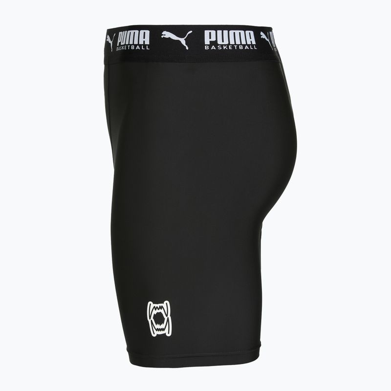Spodenki koszykarskie męskie PUMA Hoops Team Baselayer puma black 3