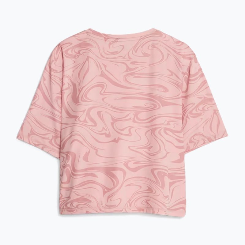 Koszulka damska PUMA Train Favorite Aop Crop future pink 2
