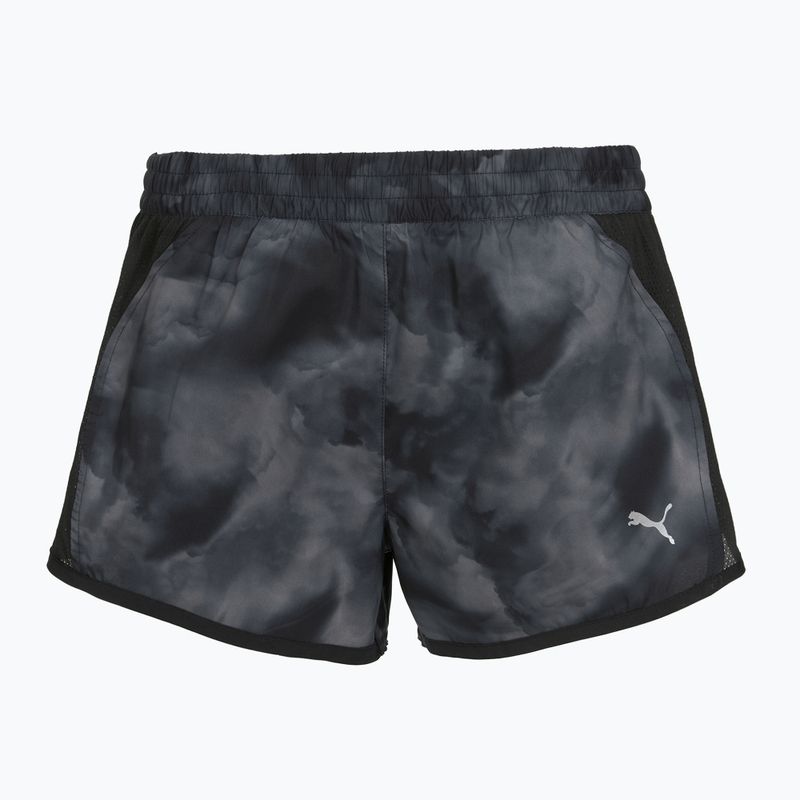 Spodenki do biegania damskie PUMA Run Favorite AOP Velocity 3" black/grey