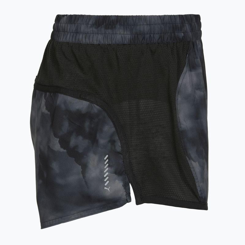 Spodenki do biegania damskie PUMA Run Favorite AOP Velocity 3" black/grey 3