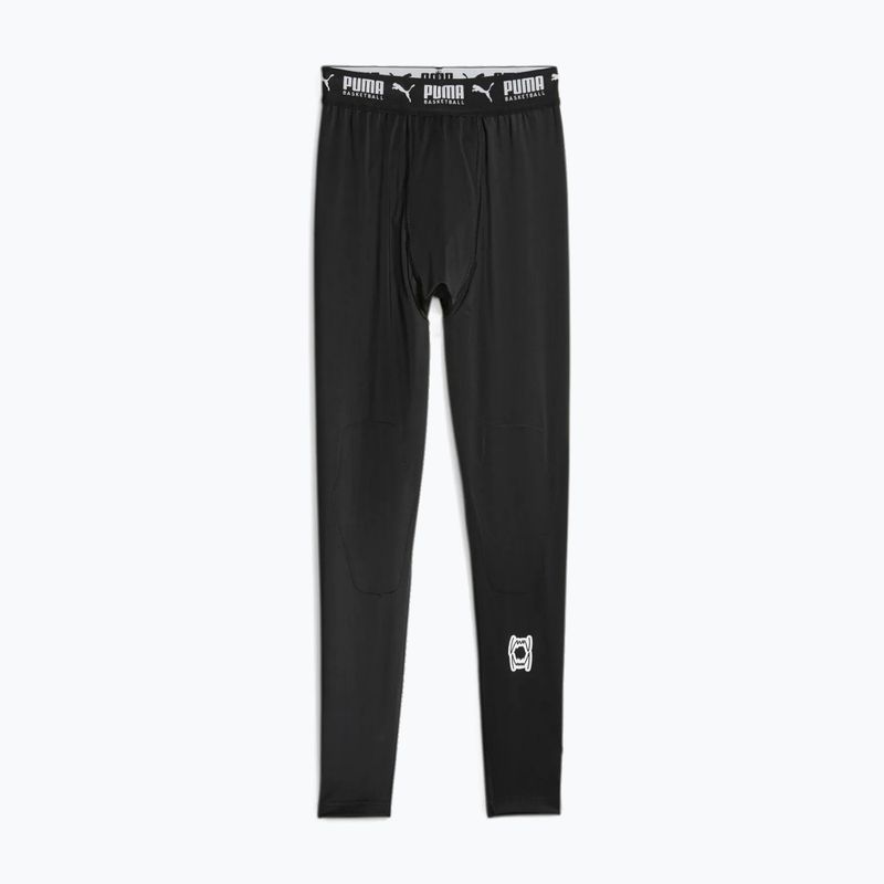 Legginsy koszykarskie męskie PUMA Hoops Team Full Baselayer puma black
