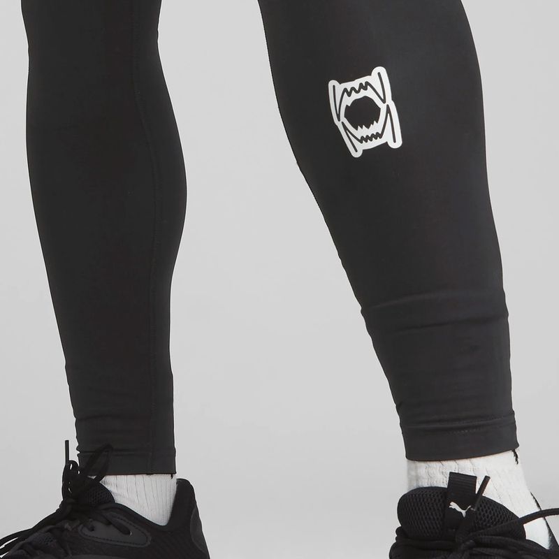 Legginsy koszykarskie męskie PUMA Hoops Team Full Baselayer puma black 7
