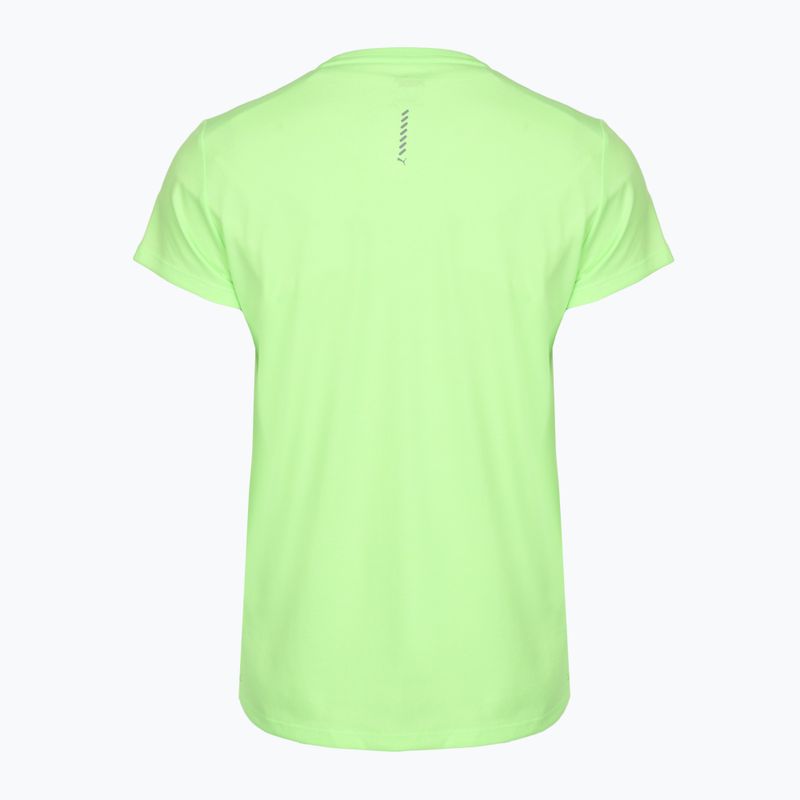 Koszulka do biegania damska PUMA Run Favorite Heather green/neon 2