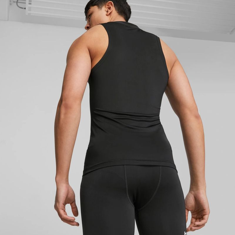 Koszulka koszykarska męska PUMA Hoops Team Slvs Baselayer puma black 5