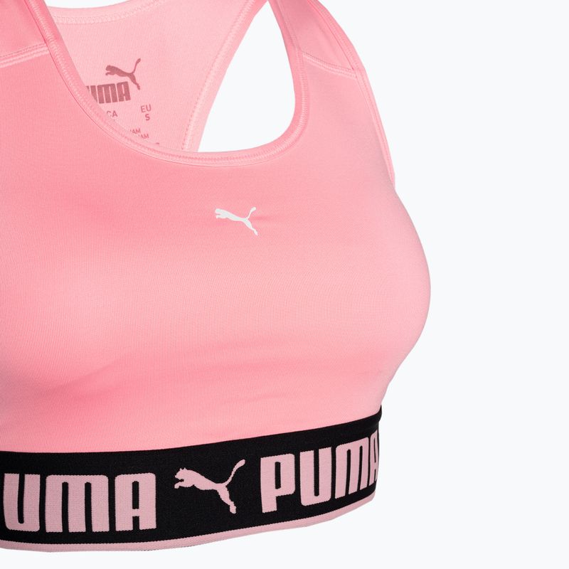 Biustonosz treningowy PUMA Mid Impact Strong PM koral ice 7