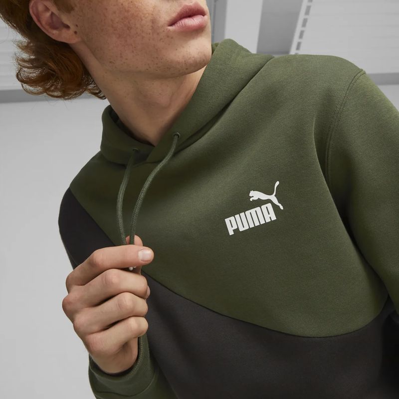 Bluza męska PUMA Power Cat Hoodie myrtle 5