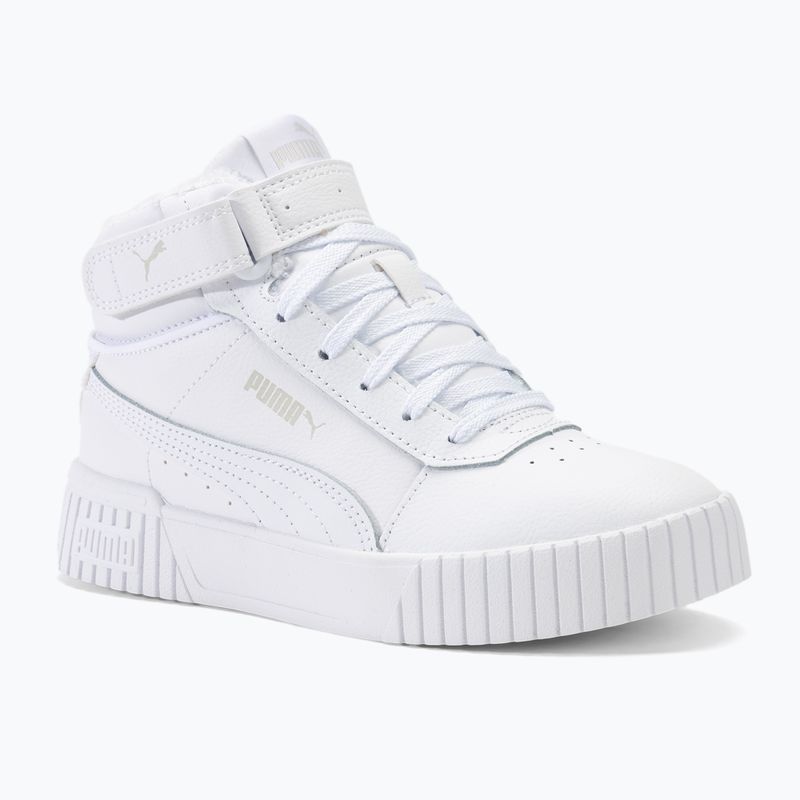 Buty PUMA Carina 2.0 Mid Fur puma white/sedate gray