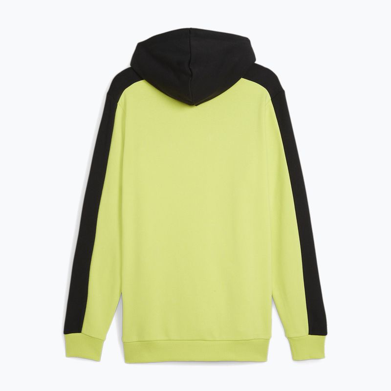 Bluza męska PUMA ESS+ Block Hoodie TR puma black/lime sheen 6