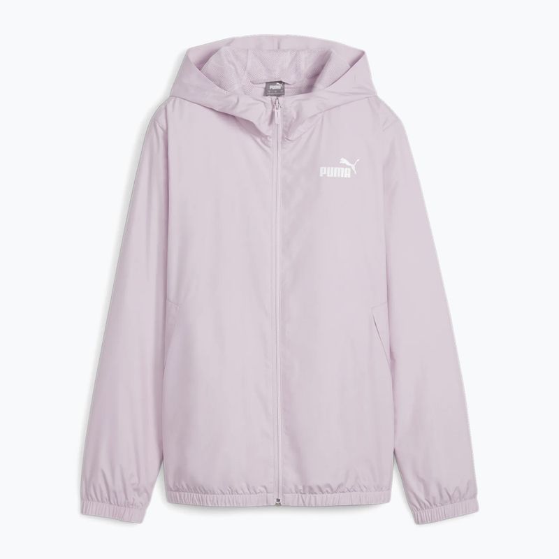 Kurtka przeciwwiatrowa damska PUMA ESS Solid Windbreaker Hoodie grape mist