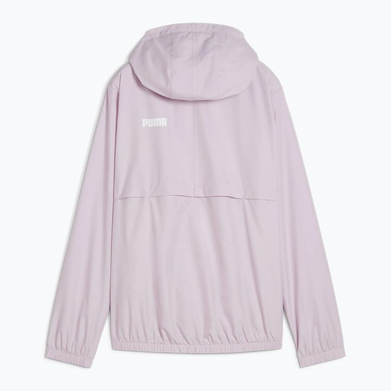 Kurtka przeciwwiatrowa damska PUMA ESS Solid Windbreaker Hoodie grape mist 2