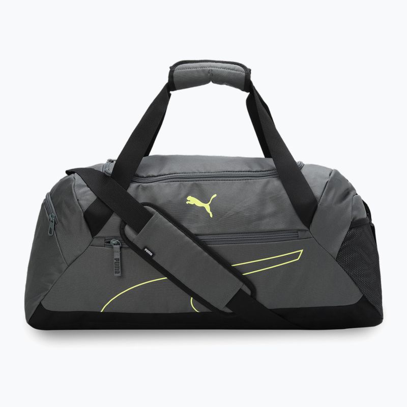 Torba treningowa PUMA Fundamentals Sports mineral gray/lime sheen 2