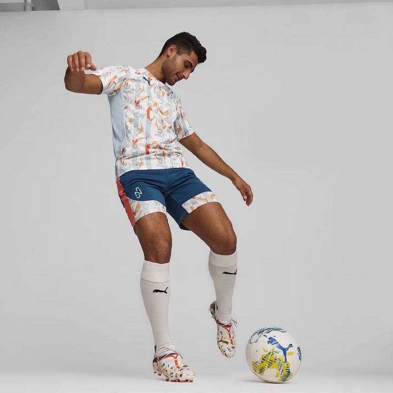 Spodenki piłkarskie męskie PUMA Neymar JR Creativity Training ocean tropic/hot heat 7