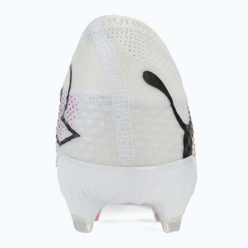 Buty piłkarskie PUMA Future 7 Ultimate Low FG/AG white/black/poison pink/bright aqua/silver mist 6