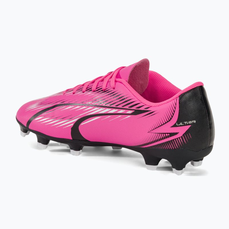 Buty piłkarskie PUMA Ultra Ultimate FG/AG poison pink/puma white/puma black 3