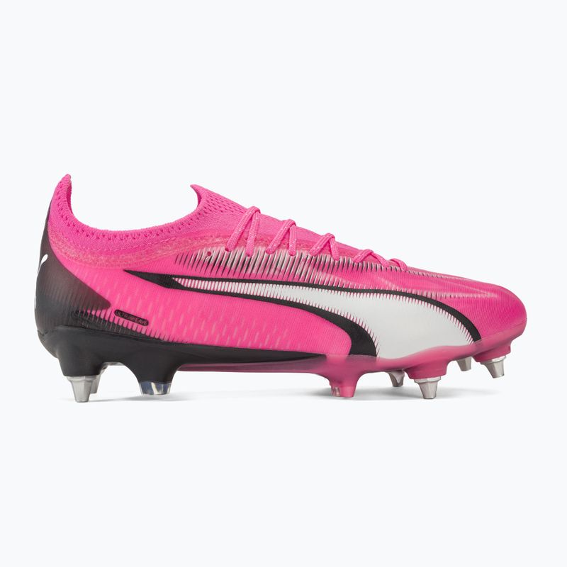 Buty piłkarskie PUMA Ultra Ultimate MxSG poison pink/puma white/puma black 2
