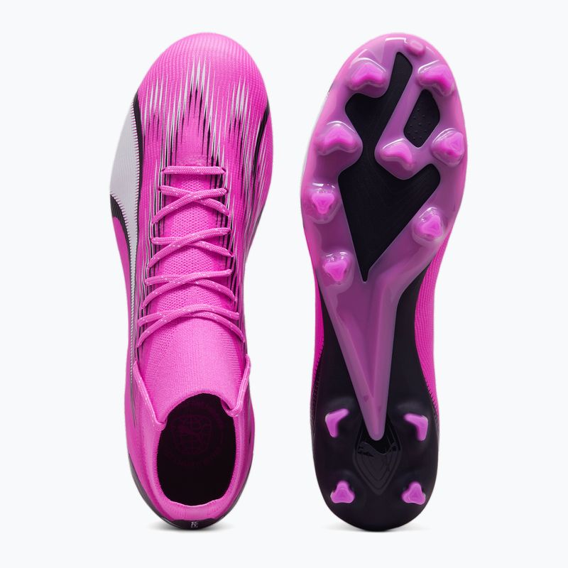 Buty piłkarskie PUMA Ultra Pro FG/AG poison pink/puma white/puma black 11