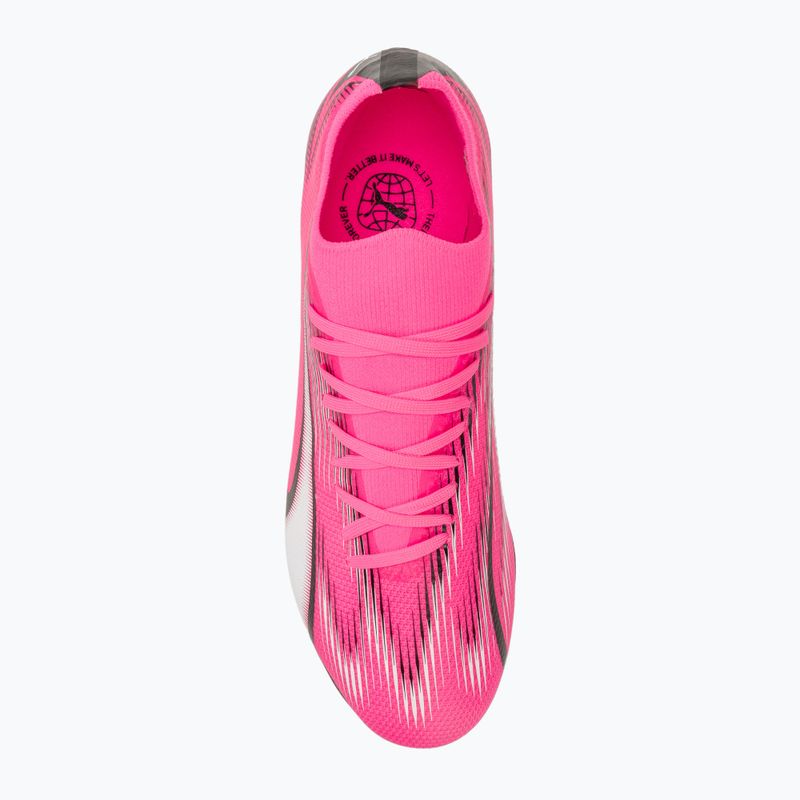 Buty piłkarskie PUMA Ultra Match MxSG poison pink/puma white/puma black 5