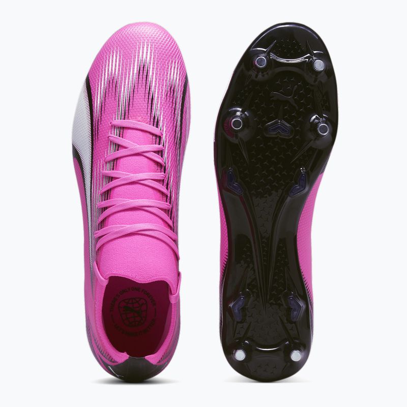 Buty piłkarskie PUMA Ultra Match MxSG poison pink/puma white/puma black 11