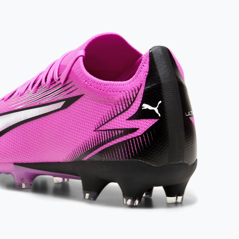 Buty piłkarskie PUMA Ultra Match FG/AG poison pink/puma white/puma black 13