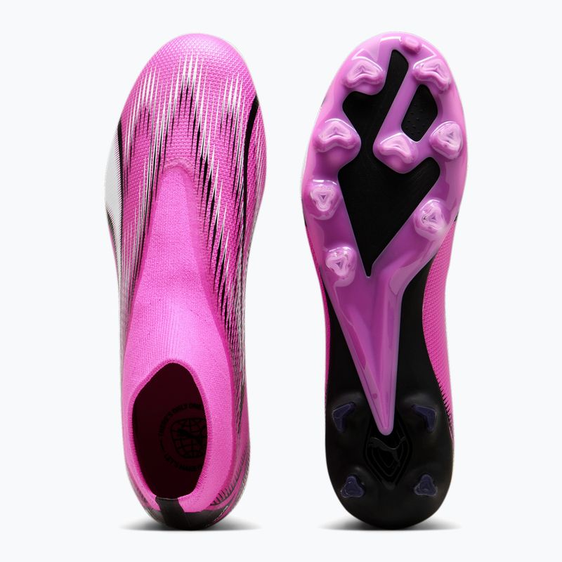 Buty piłkarskie PUMA Ultra Match + LL FG/AG poison pink/puma white/puma black 11