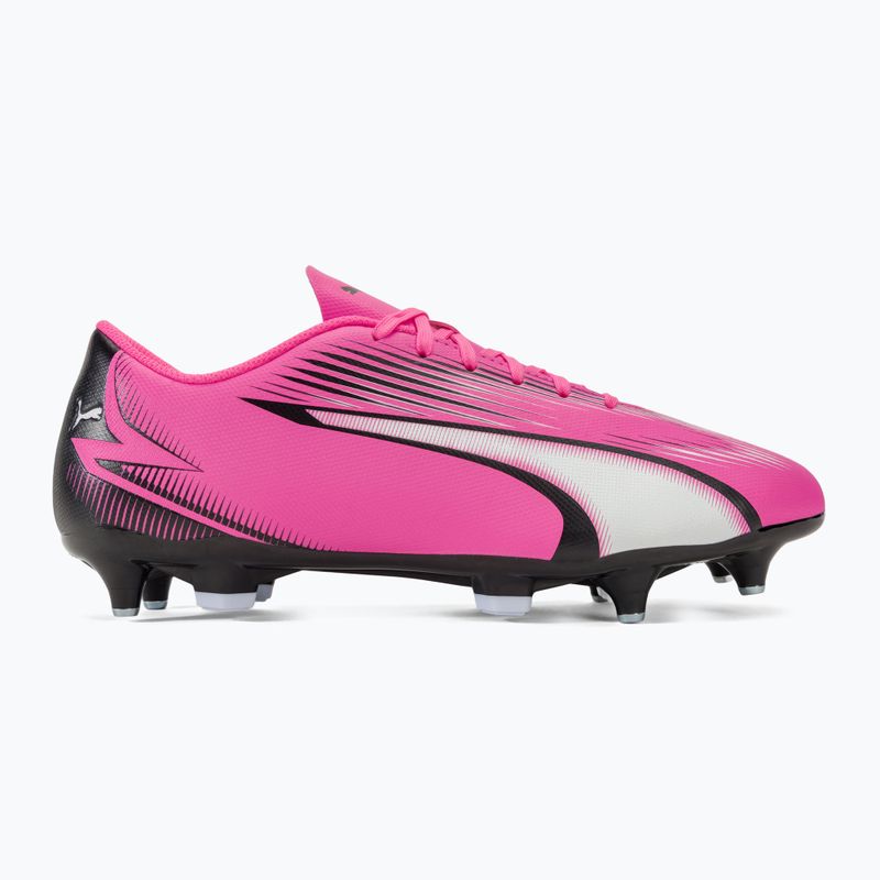 Buty piłkarskie PUMA Ultra Play MxSG poison pink/puma white/puma black 2
