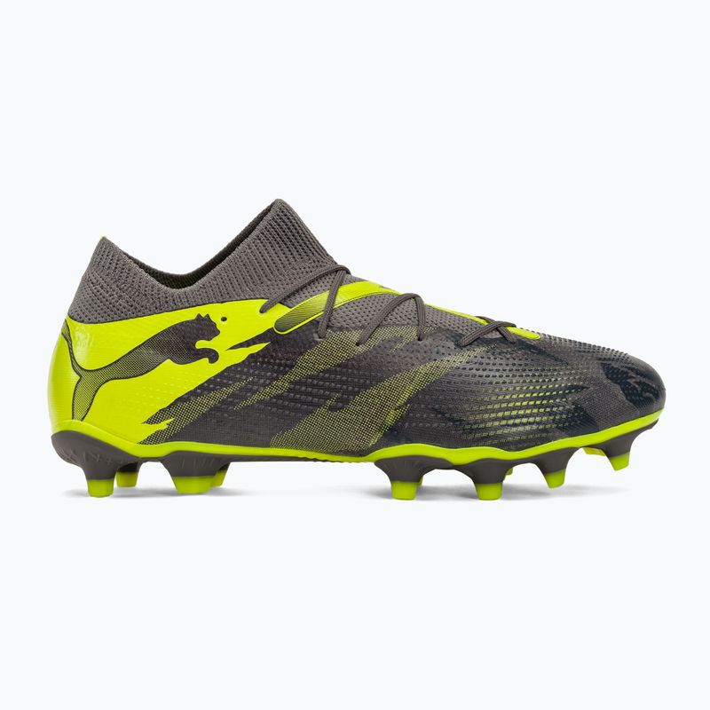 Buty piłkarskie PUMA Future 7 Match Rush FG/AG strong gray/cool dark gray/electric lime 2
