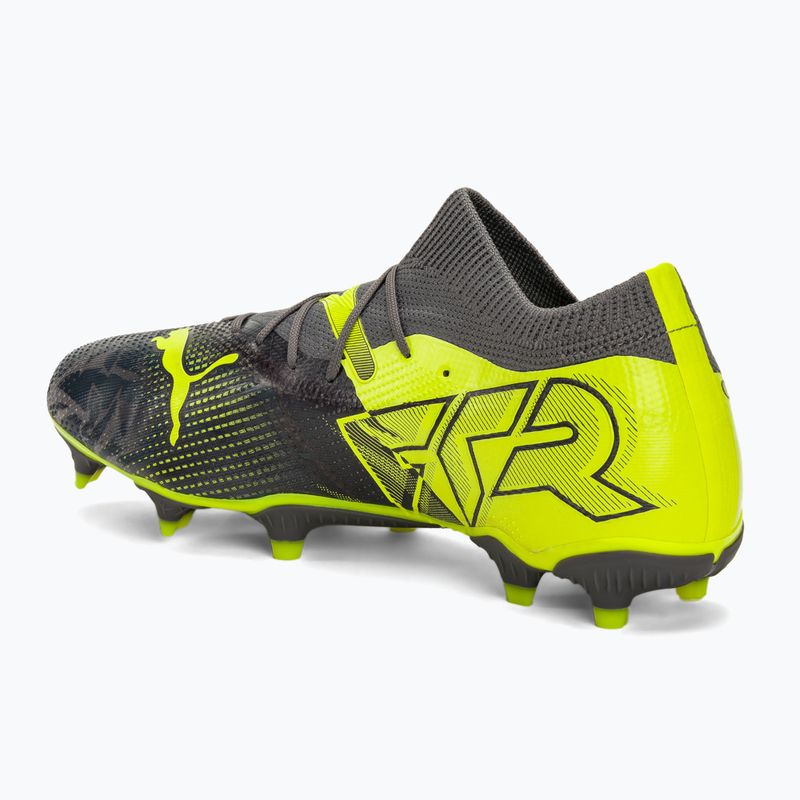 Buty piłkarskie PUMA Future 7 Match Rush FG/AG strong gray/cool dark gray/electric lime 3