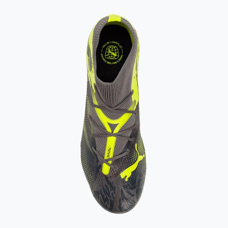 Buty piłkarskie PUMA Future 7 Match Rush FG/AG strong gray/cool dark gray/electric lime 5