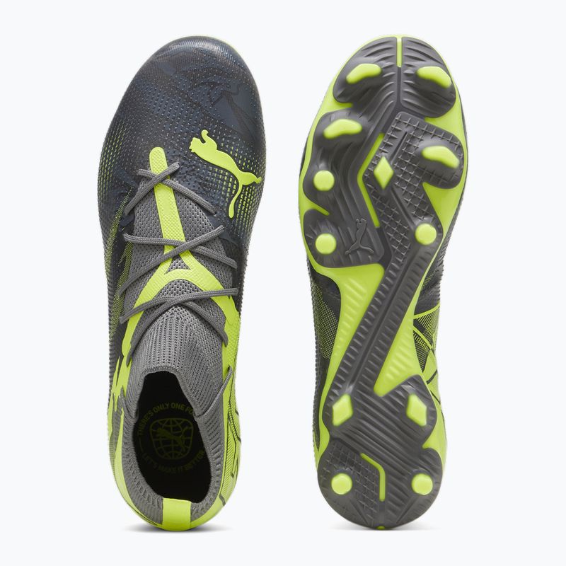 Buty piłkarskie PUMA Future 7 Match Rush FG/AG strong gray/cool dark gray/electric lime 11