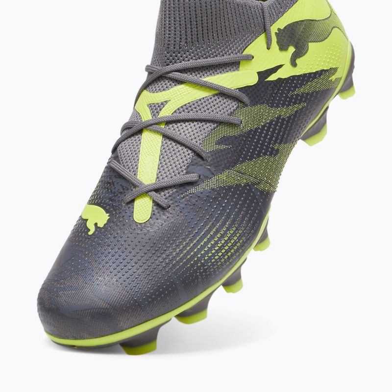 Buty piłkarskie PUMA Future 7 Match Rush FG/AG strong gray/cool dark gray/electric lime 12