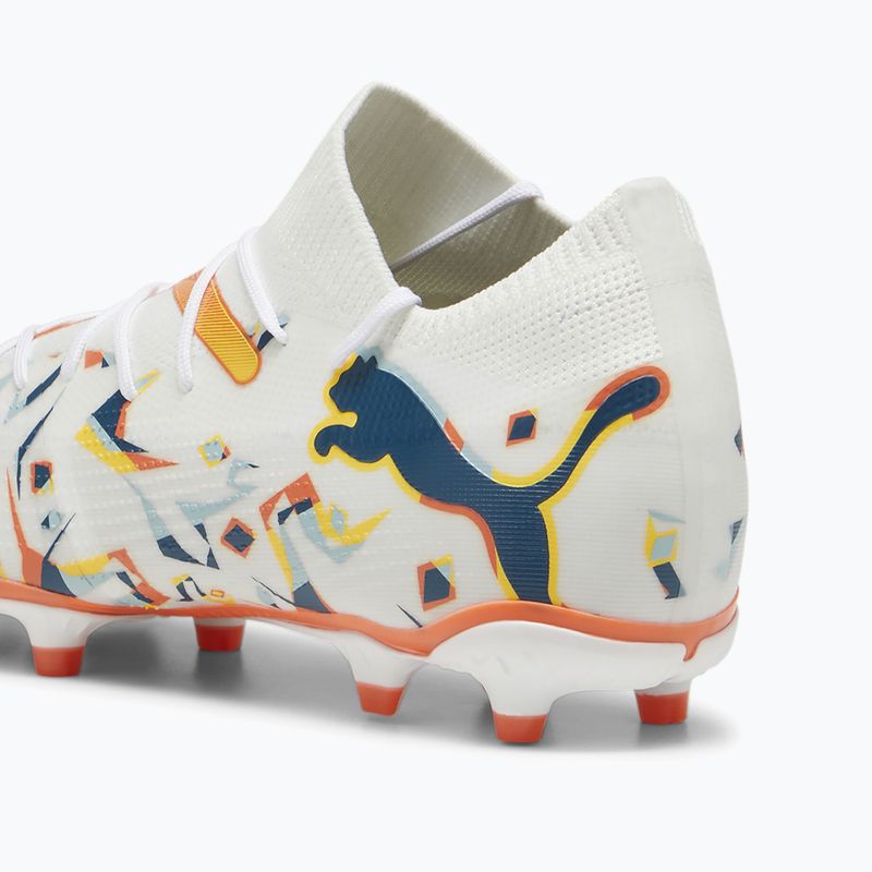 Buty piłkarskie PUMA Future 7 Match Creativity FG/AG white/ocean tropic/turquoise surf/hot heat/sunstream 13