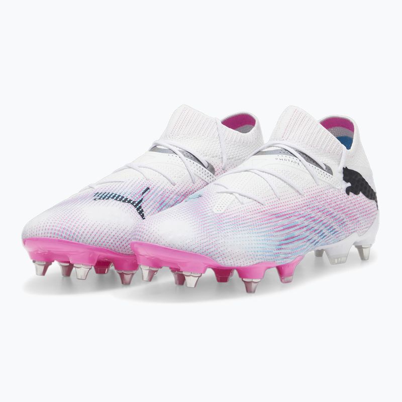 Buty piłkarskie PUMA Future 7 Ultimate Rush FG/AG strong gray/cool dark gray/electric lime 10