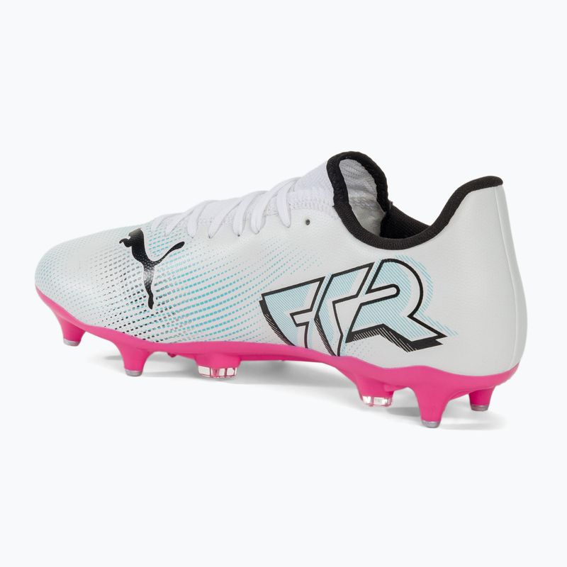 Buty piłkarskie PUMA Future 7 Play MxSG puma white/puma black/poison pink 3