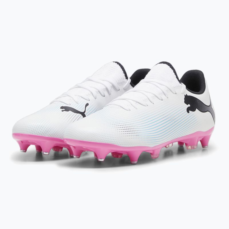 Buty piłkarskie PUMA Future 7 Play MxSG puma white/puma black/poison pink 10