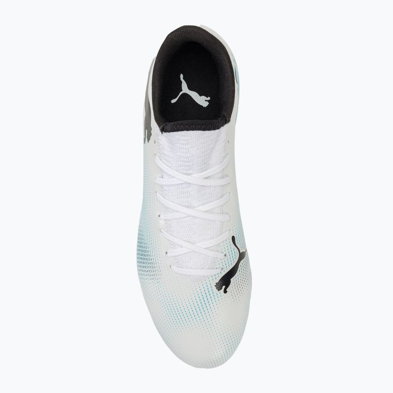 Buty piłkarskie PUMA Future 7 Play FG/AG puma white/puma black/poison pink 5