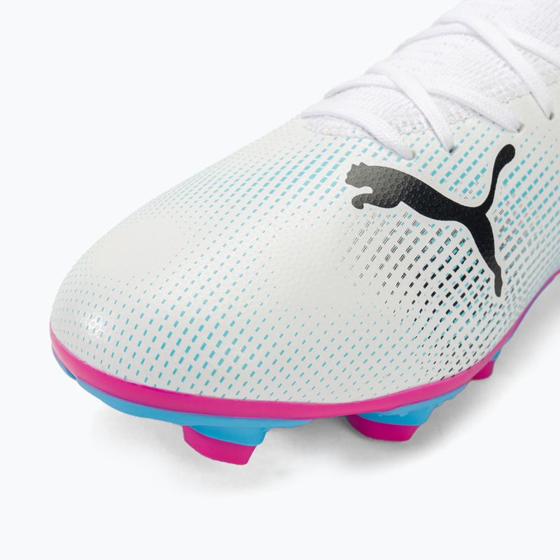 Buty piłkarskie PUMA Future 7 Play FG/AG puma white/puma black/poison pink 7
