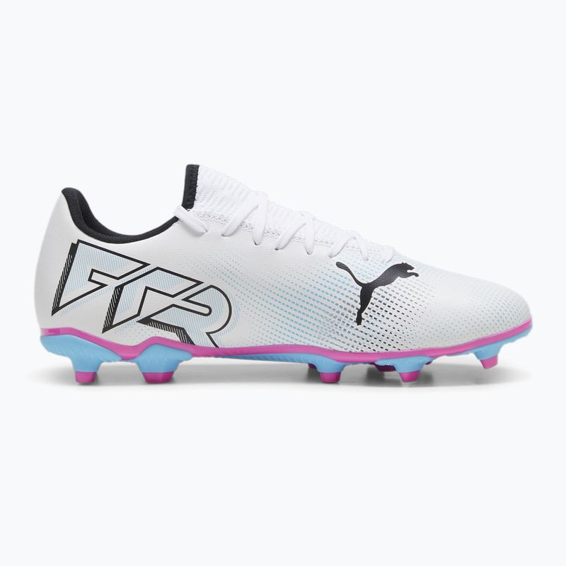 Buty piłkarskie PUMA Future 7 Play FG/AG puma white/puma black/poison pink 9