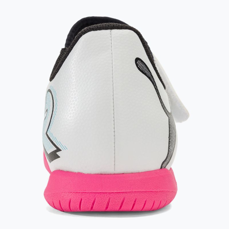 Buty piłkarskie dziecięce PUMA Future 7 Play IT V puma white/puma black/poison pink 6