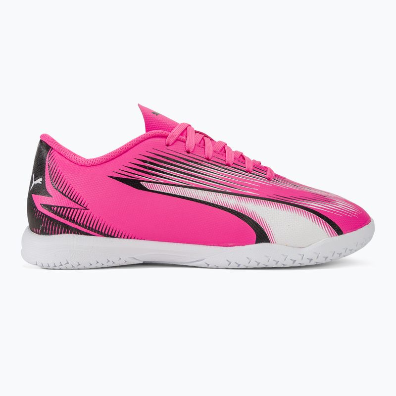 Buty piłkarskie dziecięce PUMA Ultra Play TT Jr poison pink/puma white/puma black 2