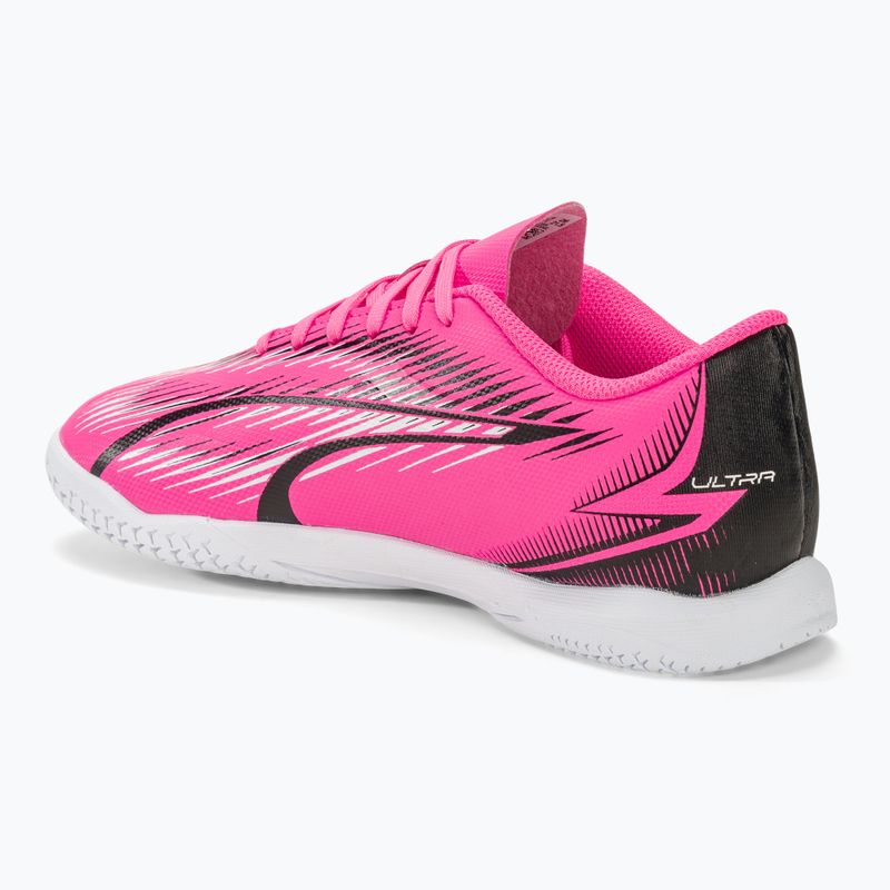 Buty piłkarskie dziecięce PUMA Ultra Play TT Jr poison pink/puma white/puma black 3