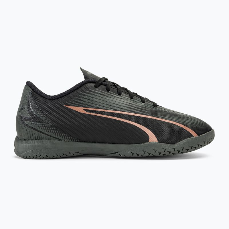 Buty piłkarskie dziecięce PUMA Ultra Play TT Jr puma black/copper rose 2