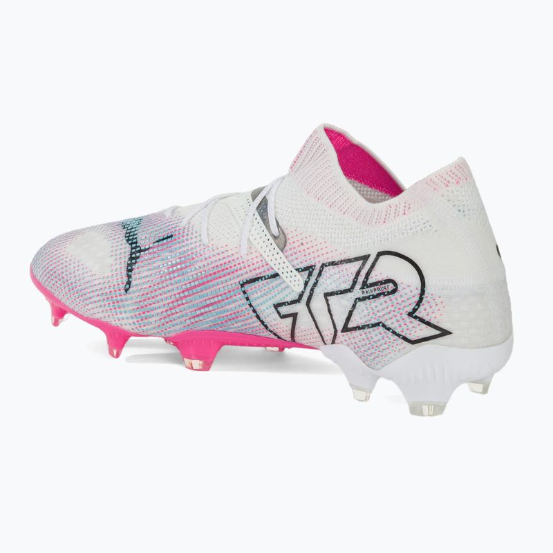 Buty piłkarskie PUMA Future 7 Ultimate FG/AG puma white/puma black/poison pink 3