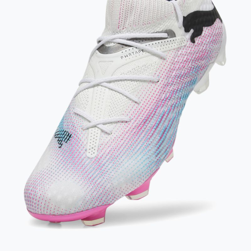 Buty piłkarskie PUMA Future 7 Ultimate FG/AG puma white/puma black/poison pink 9