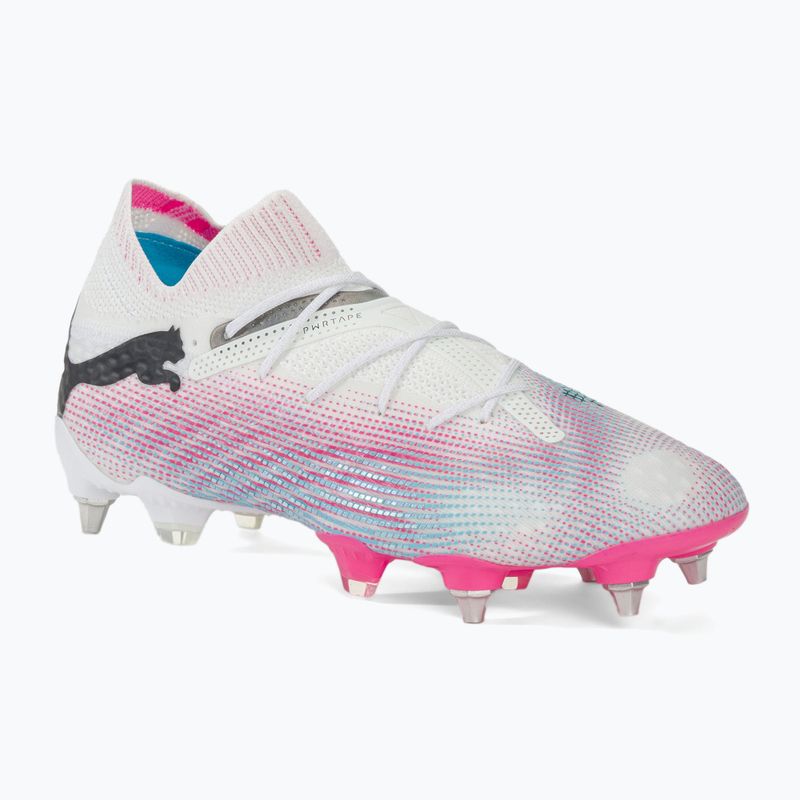 Buty piłkarskie PUMA Future 7 Ultimate MxSG puma white/puma black/poison pink