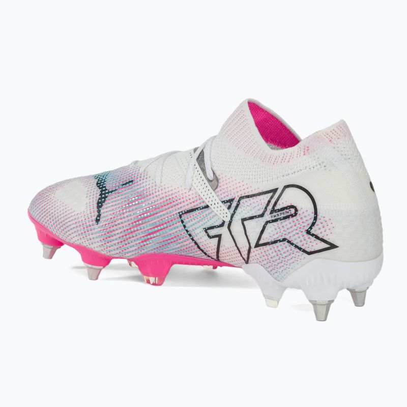 Buty piłkarskie PUMA Future 7 Ultimate MxSG puma white/puma black/poison pink 3