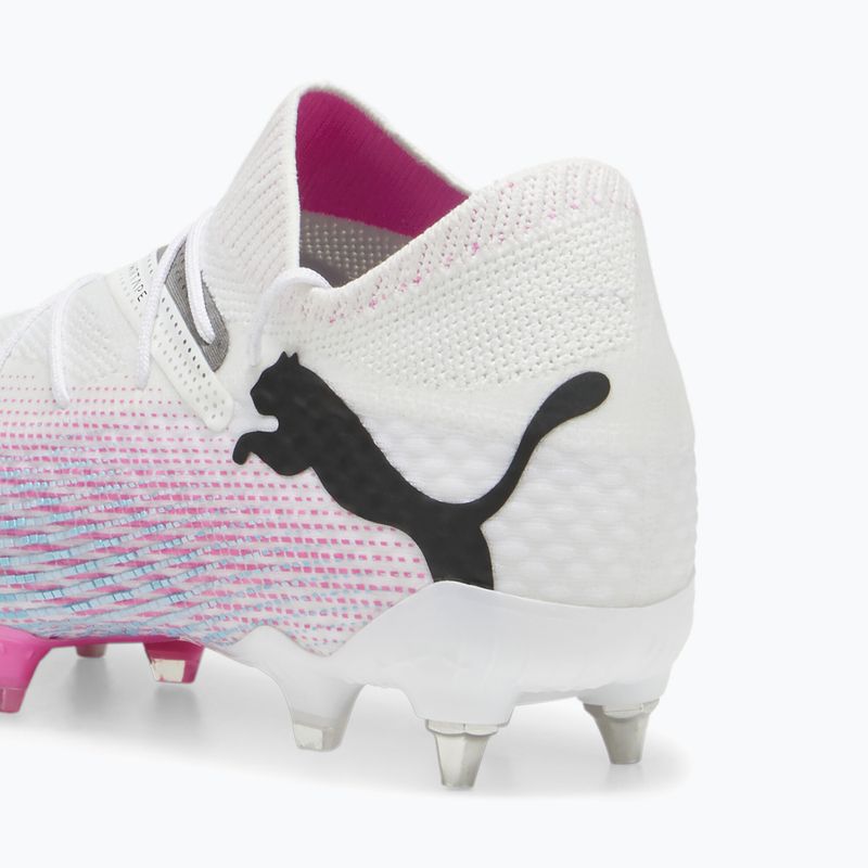 Buty piłkarskie PUMA Future 7 Ultimate MxSG puma white/puma black/poison pink 13