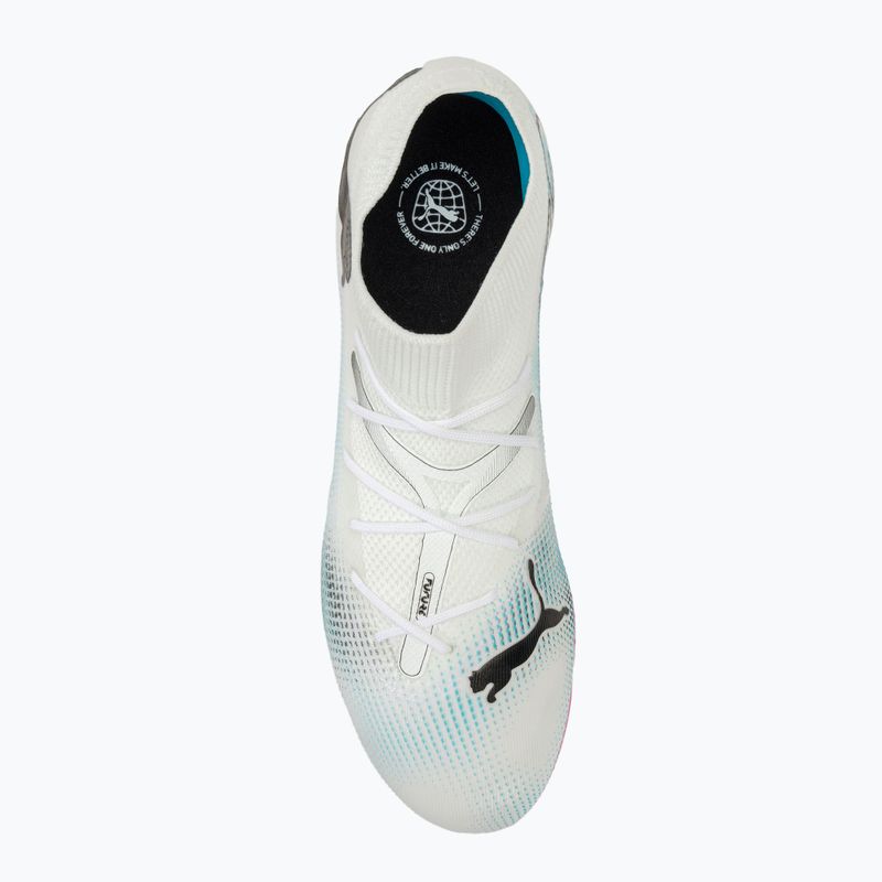 Buty piłkarskie PUMA Future 7 Match MxSG puma white/puma black/poison pink 5