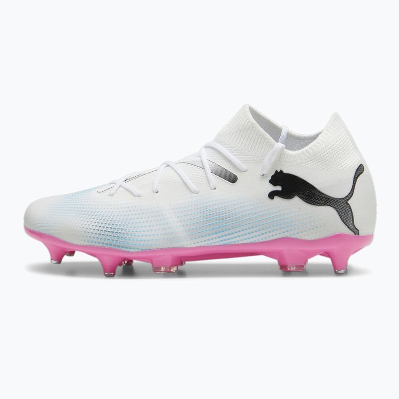 Buty piłkarskie PUMA Future 7 Match MxSG puma white/puma black/poison pink 8