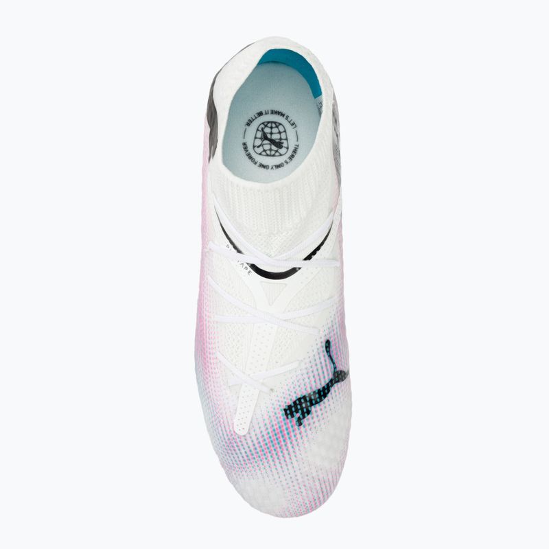 Buty piłkarskie dziecięce PUMA Future 7 Pro FG/AG Jr puma white/puma black/poison pink 5