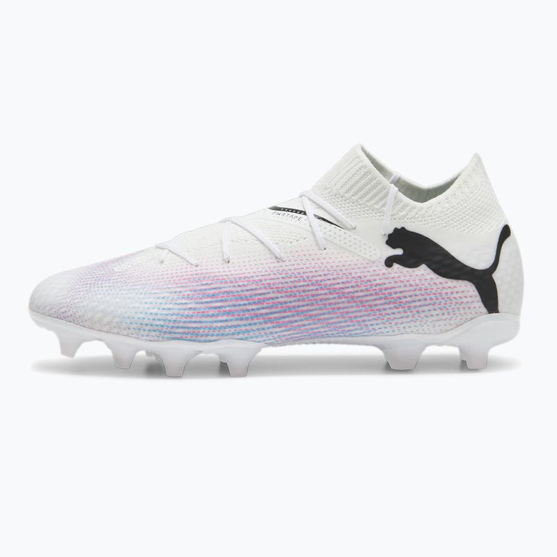 Buty piłkarskie dziecięce PUMA Future 7 Pro FG/AG Jr puma white/puma black/poison pink 8